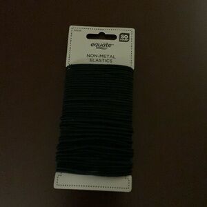 Equate Black Hair Elastics